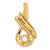 14k Holds 5mm Stone, Fancy Chain Slide Mounting XS243