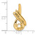 14k Holds 5mm Stone, Fancy Chain Slide Mounting XS243