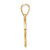 14K Script Letter T Initial Pendant YC1540T