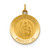 14k Guardian Angel Medal Charm XR389