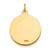 14k Guardian Angel Medal Charm XR389