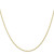 10k 1.35mm Carded Cable Rope Chain 10K10RY-16