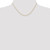 10k 1.35mm Carded Cable Rope Chain 10K10RY-16