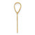 14k Polished Etched Letter Z Initial Pendant YC1539Z