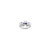 14k White Gold 2 Synthetic Stone Family Ring XMRW51/2SY