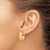14K Polished J-Hoop Post Earrings YE2186