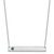 14KW 1 Birthstone w/ 18k Rhodium Plated Bezel Large Bar Necklace XNA1085/1W