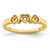 14k Genuine 3 Stone Mother's Ring XMR85/3GY
