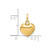 14K Polished 3-D Puffed Heart Pendant XCH99