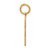 14K Laser Designed Passion Cross Charm XR1036