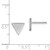 14k White Gold Triangle Post Earring XE3081W