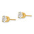 14k 5.75mm CZ stud earrings XD12CZ