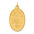 14k Solid Polished/Satin Large Oval Miraculous Medal XR1755