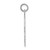 14k White Plain Large.011 Depth Facing Left Engravable Boy Charm XWM67/11