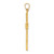 14k Polished Latin Cross Pendant XR1433