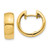 14k Round Hinged Hoop Earrings XY1127