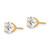 14k 6.5mm CZ stud earrings XD13CZ