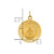 14k Solid Polished/Satin Round Miraculous Medal XR1765