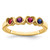14k Synthetic Family Jewelry Ring XMR85/4SY