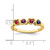 14k Synthetic Family Jewelry Ring XMR85/4SY
