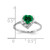 14k White Gold 6mm Heart Mount St. Helens AA Diamond ring Y2234MS/AA