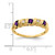 14k 2.75mm Amethyst VS Diamond ring Y4718AM/VS