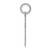 14k White Gold Kid Charm XK1118W