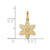14k CZ Snowflake Pendant YC1523