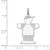 Sterling Silver Rhodium-plated Kid Charm XK1589SS