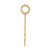 14k .011 Depth Engravable Boy Charm XM100/11