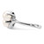 14k White Gold 6mm FW Cultured Pearl AA Diamond ring Y4367PL/AA