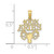 10K 100% ARIES Zodiac Charm 10D4054