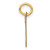 10K Small Fancy Script Initial T Charm 10YC650T