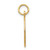 14k Etched .013 Gauge Engravable Round Disc Charm XM154/13
