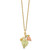 10k Tri-color Black Hills Gold Necklace 10BH642-18