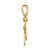 14k CZ Diamond-cut Children's Cross Pendant YC1127
