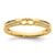 14K Family Jewelry Synthetic Stone & Diamond Set Ring XMR43/2SY