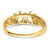 14k 2 Genuine Stone Family Ring XMR52/2GY