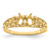 14k 2 Genuine Stone Family Ring XMR52/2GY