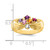 14k 6 Synthetic Stone Family Ring XMR51/6SY