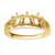 14k 3 Synthetic Stone Family Ring XMR52/3SY