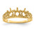 14k 3 Synthetic Stone Family Ring XMR52/3SY