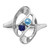 Sterling Silver Rhodium-plated Family Jewelry Mounting XMR3/2SSM-8