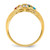14k 7 Synthetic Stone Family Ring XMR51/7SY