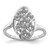 14k White Gold Family Jewelry Ring XMR3/7WGY