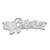 Sterling Silver/Rhodium-plated Rose Name Plate XNA954SS
