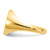 Sterling Silver/Gold-plated Textured Monogram Signet Ring XNR45GP