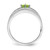 Sterling Silver Rhodium-plated Synthetic Single Stone Mother's Ring XMR63/1SS-10