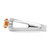 Sterling Silver Rhodium-plated Synthetic 2 Stone Mother's Ring XMR7/2SS-6