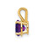 14k Amethyst pendant XP416AM